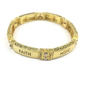 Premier Designs Faith Hope Love Stretch Bracelet
